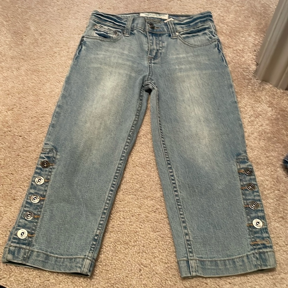 Girls denim Capri